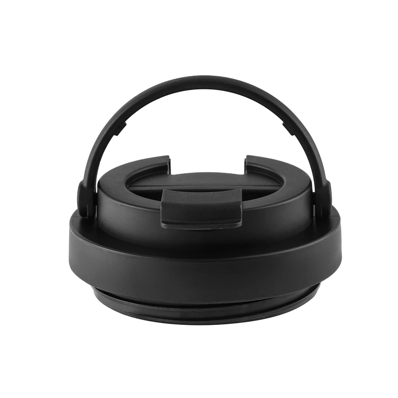 Taza de café de succión de viaje de acero inoxidable 304 de doble pared con logotipo personalizado creativo con tapa, taza de succión mágica que no cae 18