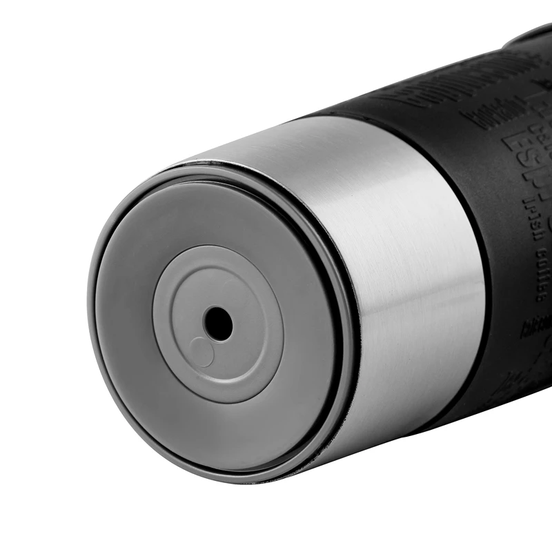 Taza de café de succión de viaje de acero inoxidable 304 de doble pared con logotipo personalizado creativo con tapa, taza de succión mágica que no cae 16