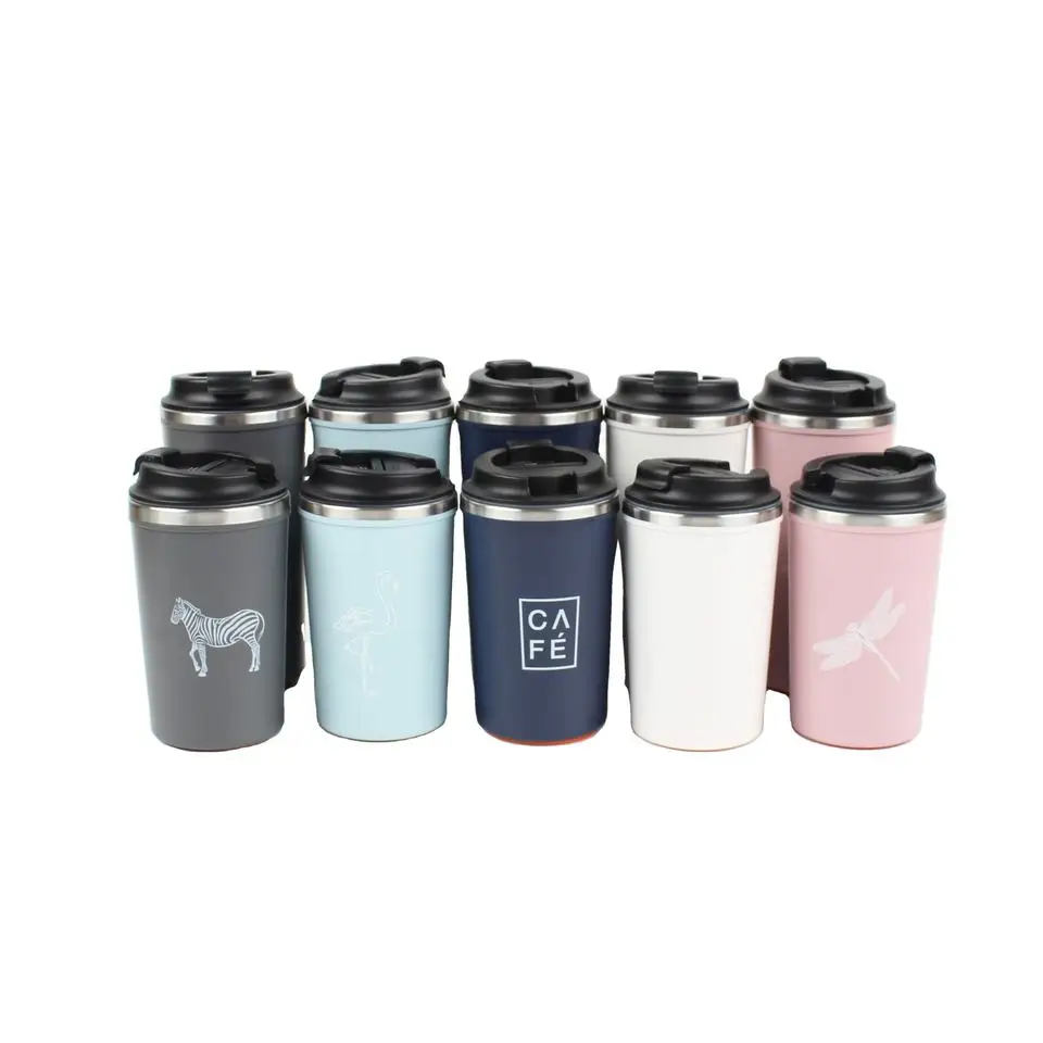 China Wholesale Double Wall Vacuum Insulated Stainless Steel Reusable Non Spill Coffee Magic Suction Mug 10