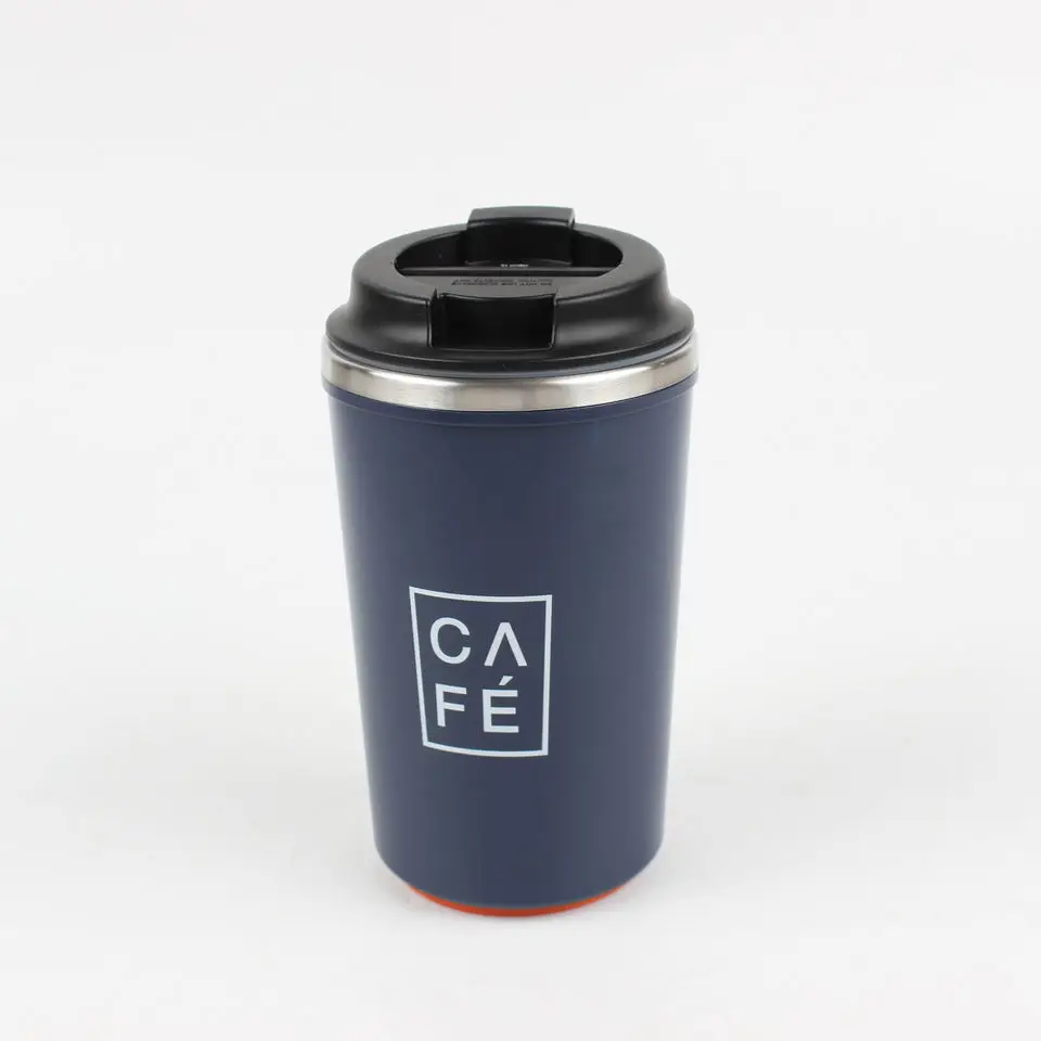 China Wholesale Double Wall Vacuum Insulated Stainless Steel Reusable Non Spill Coffee Magic Suction Mug 14