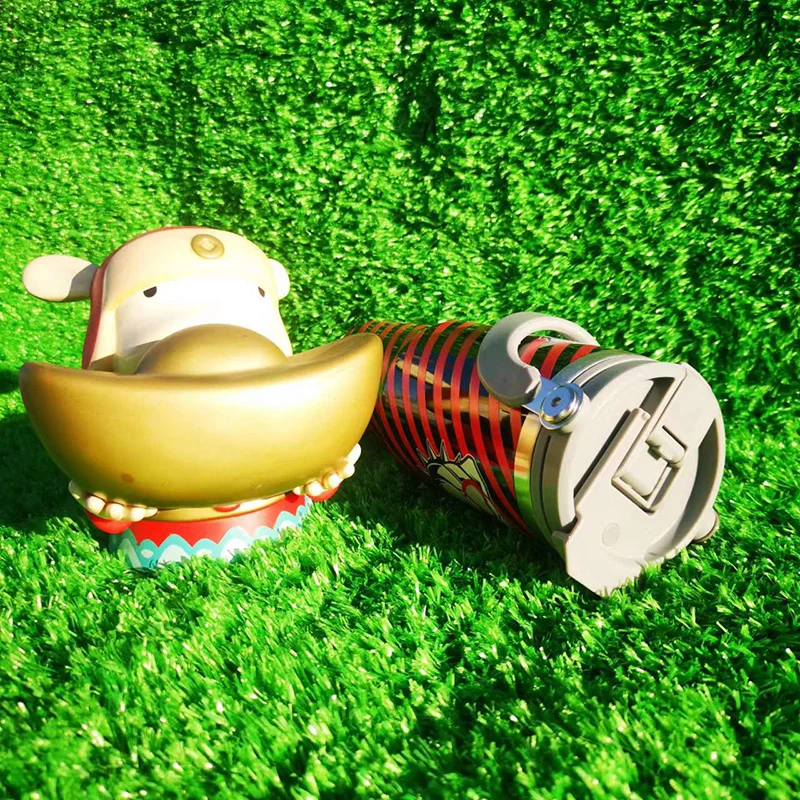 مصنع الجملة في الهواء الطلق التخييم السفر متعدد الألوان الترمس قارورة فنجان القهوة الساخن الحرارية القدح فراغ 16