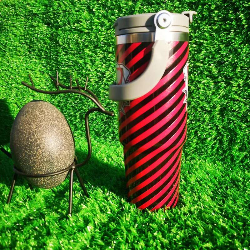 مصنع الجملة في الهواء الطلق التخييم السفر متعدد الألوان الترمس قارورة فنجان القهوة الساخن الحرارية القدح فراغ 11