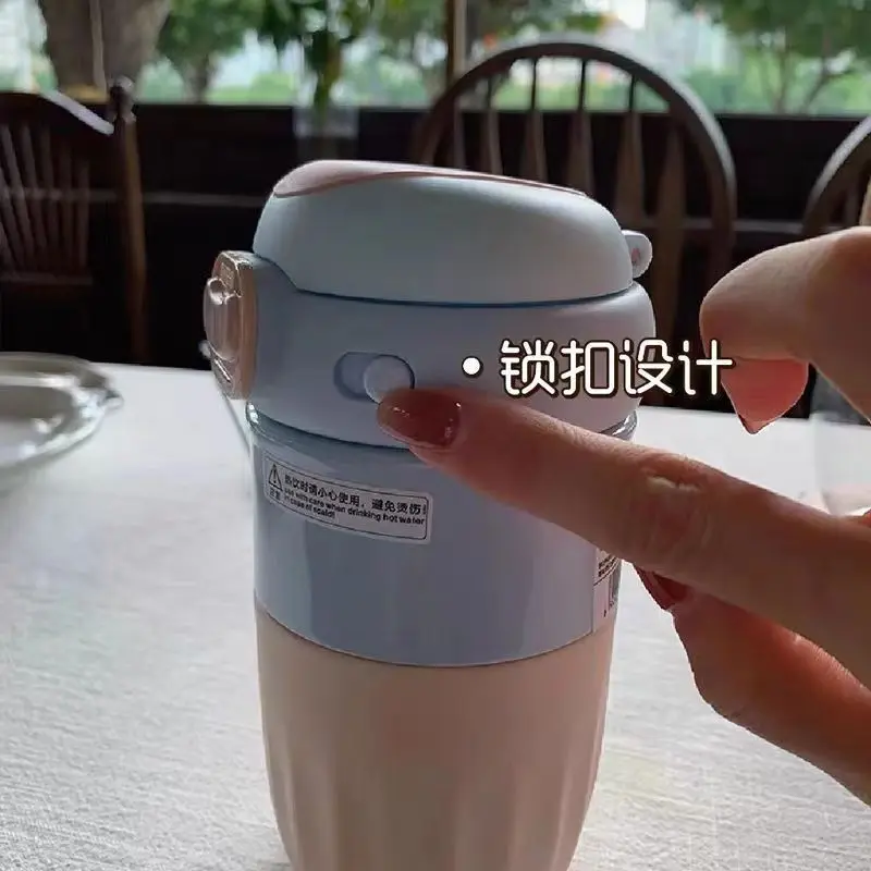 China Selection Ineedu Advertising Promotion Coffee Cup Women's High Value Water Cup 316 Stainless Steel Office Car Small Cup 15