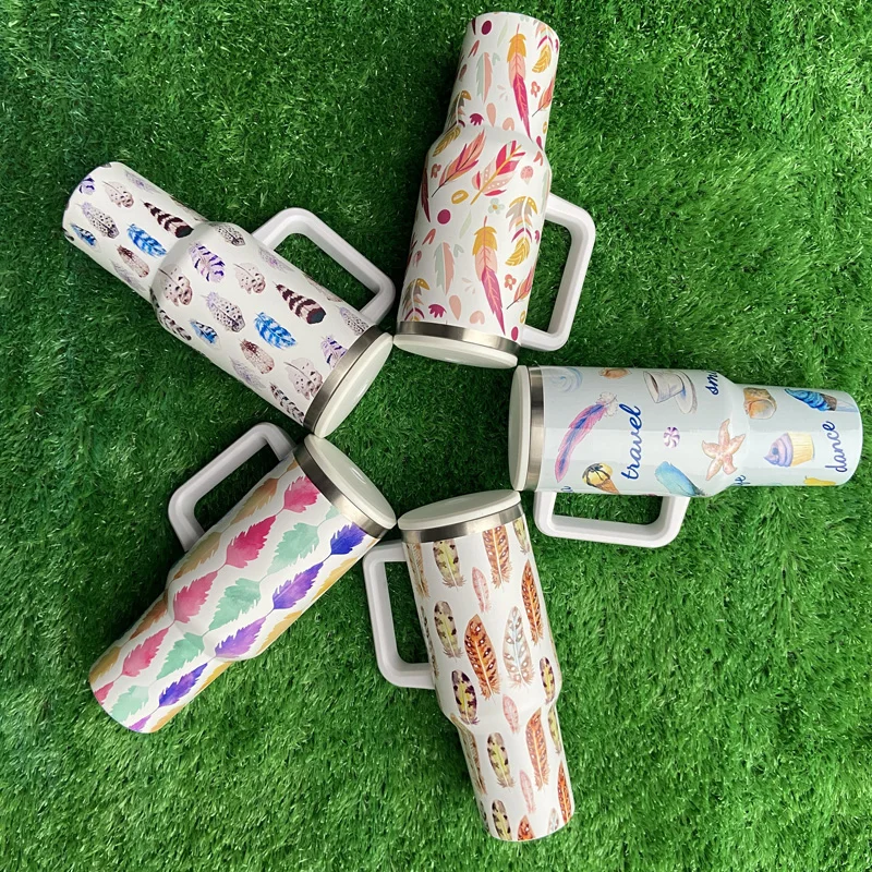 عالية الجودة الفولاذ المقاوم للصدأ بهلوان كأس التخصيص نمط ريشة فراغ معزول بهلوان 17