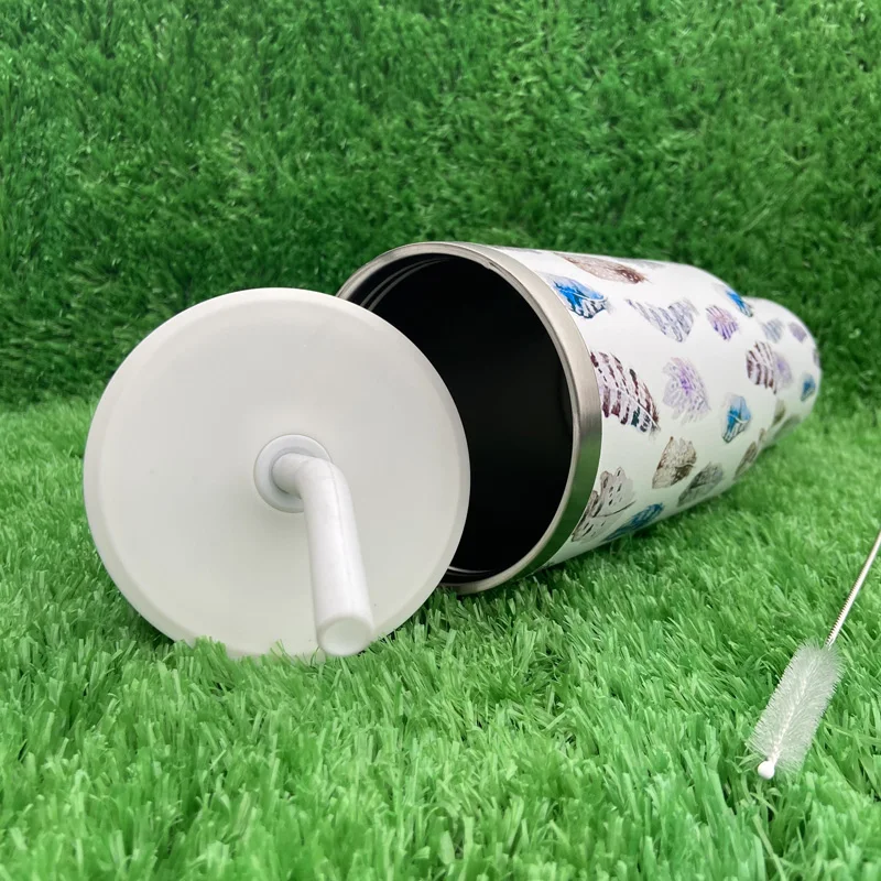 عالية الجودة الفولاذ المقاوم للصدأ بهلوان كأس التخصيص نمط ريشة فراغ معزول بهلوان 14