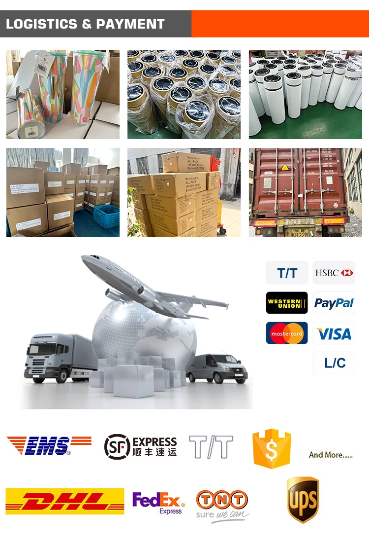 الجملة السائبة البهلوانات الفولاذ المقاوم للصدأ سلسلة زهرة 40oz بهلوان التسامي مع مقبض 21