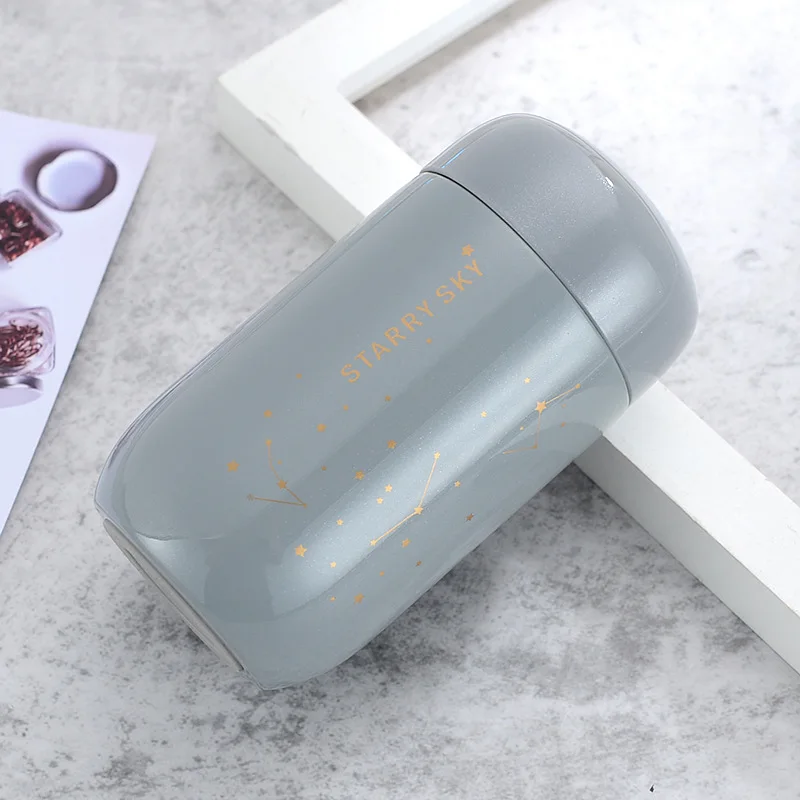 الصين اختيار الإعلان الترويج الإبداعي الذكور والإناث الطلاب الكورية المقاوم للصدأ الترمس كوب كأس المحمولة 14