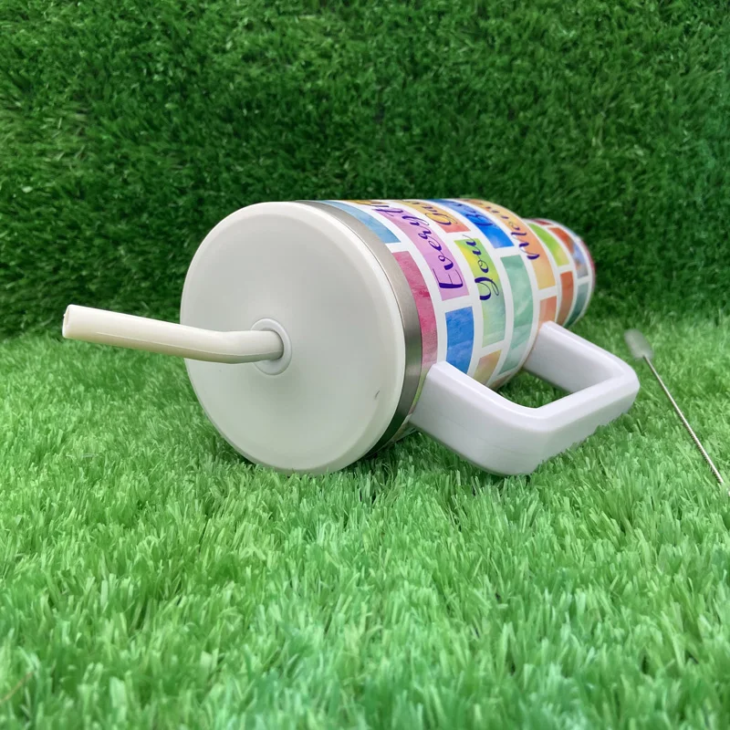 Vaso del nuevo regalo de la mamá del vaso del aislamiento de calor de la sublimación 40oz de la serie del día de la madre del nuevo diseño 15