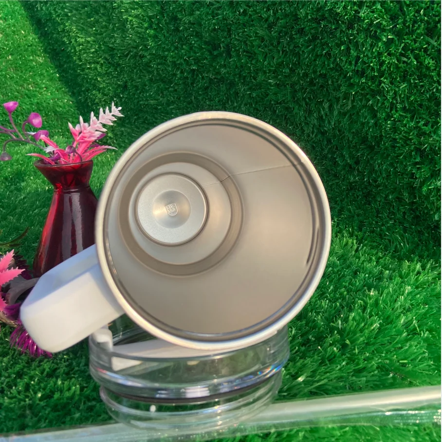 الجملة ذات جودة عالية بهلوان جدار مزدوج البهلوانات نمط زهرة بيضاء صغيرة مع غطاء والقش 12