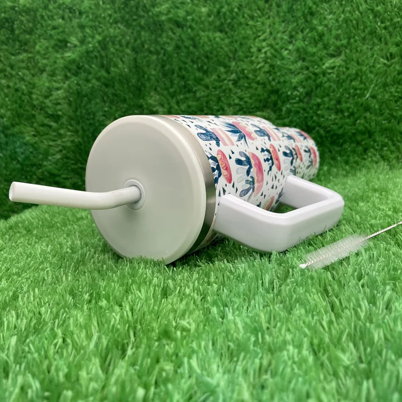 تصميم جديد على شكل زهرة من سلسلة 40 أونصة من الفولاذ المقاوم للصدأ معزول بهلوان مع غطاء ومقبض 14