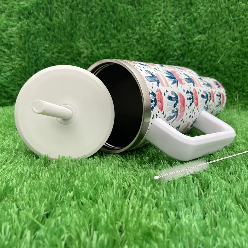 تصميم جديد على شكل زهرة من سلسلة 40 أونصة من الفولاذ المقاوم للصدأ معزول بهلوان مع غطاء ومقبض 15