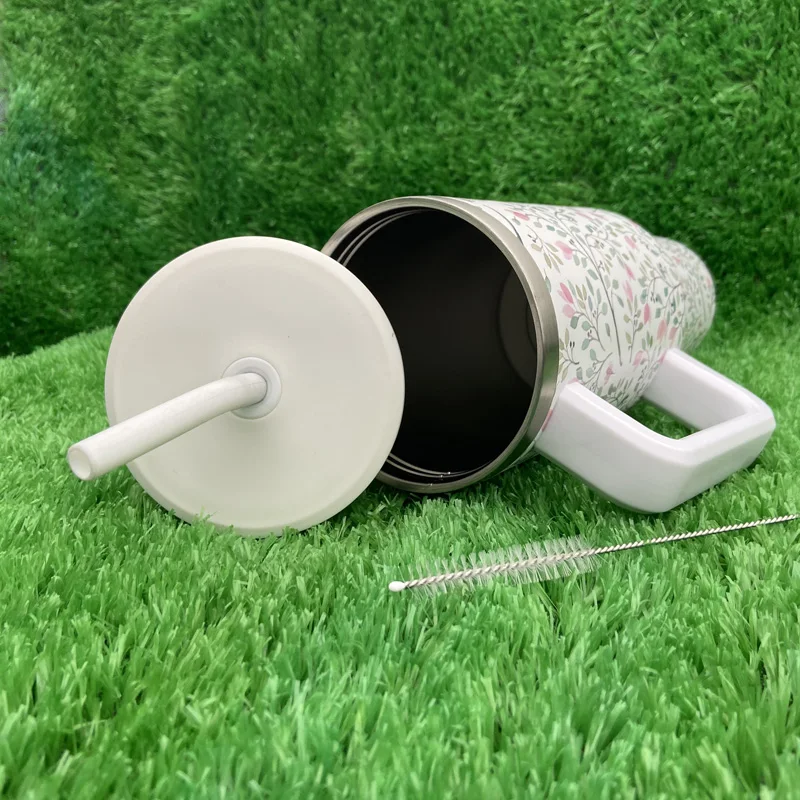 الجملة السائبة البهلوانات الفولاذ المقاوم للصدأ سلسلة زهرة 40oz بهلوان التسامي مع مقبض 15