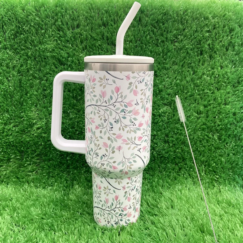 الجملة السائبة البهلوانات الفولاذ المقاوم للصدأ سلسلة زهرة 40oz بهلوان التسامي مع مقبض 11