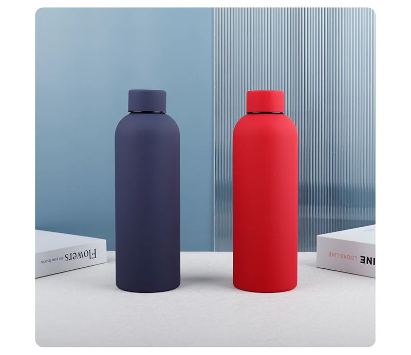 حار بيع 304 الفولاذ المقاوم للصدأ العزل زجاجة ماء فراغ الرياضة في الهواء الطلق زجاجة معزولة ذات عيار صغير 14