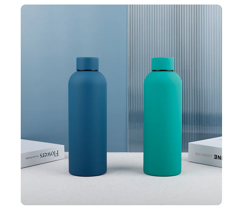 ترمس عالي الجودة قارورة مفرغة من الفولاذ المقاوم للصدأ زجاجة مياه رياضية خارجية 15