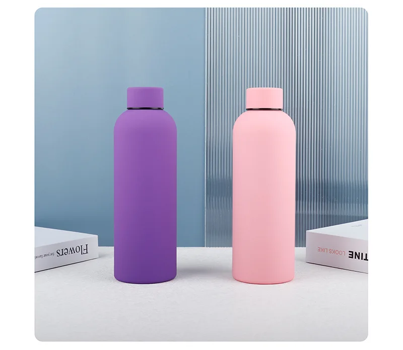 ترمس عالي الجودة قارورة مفرغة من الفولاذ المقاوم للصدأ زجاجة مياه رياضية خارجية 12