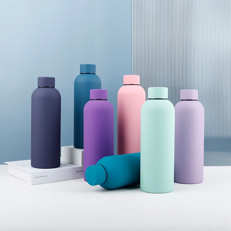 ترمس عالي الجودة قارورة مفرغة من الفولاذ المقاوم للصدأ زجاجة مياه رياضية خارجية 19