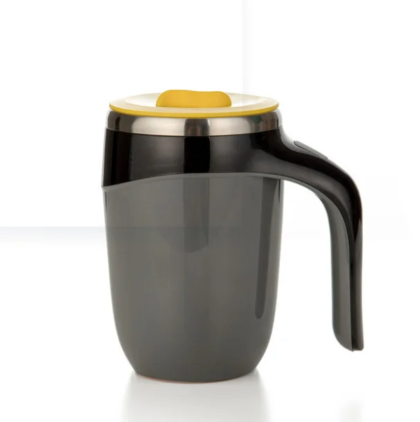 Новое поступление 2023 года, инновационный изолированный стакан из нержавеющей стали с внутренней отделкой из АБС-пластика и внешний стакан, никогда не падающий, с защитой от разлива, волшебная присоска, кофейная кружка 9