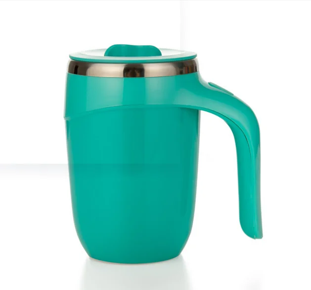 Новое поступление 2023 года, инновационный изолированный стакан из нержавеющей стали с внутренней отделкой из АБС-пластика и внешний стакан, никогда не падающий, с защитой от разлива, волшебная присоска, кофейная кружка 10