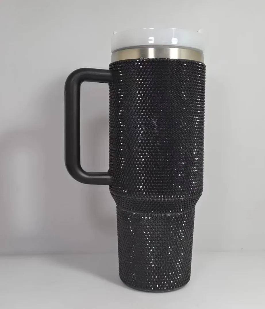 تخصيص لطيف 40oz 30oz شعبية مزدوجة الجدار الفولاذ المقاوم للصدأ معزول بهلوان مع القش وغطاء المقبض 11