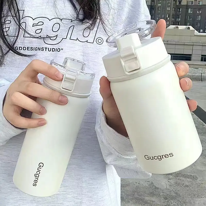 الصين اختيار شعار مخصص 500 مل الفولاذ المقاوم للصدأ جدار مزدوج فراغ قوارير الترمس زجاجة ماء معزولة 13