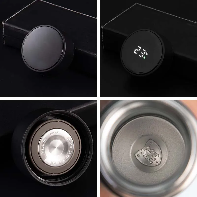2023 New Design Double Wall Stainless Steel Vacuum Insulated Thermos Tumbler With Led Temperature Display 13