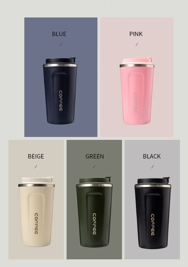 2023 تصميم جديد بالجملة السائبة الساخن الوردي 20 أوقية فريدة من نوعها الفولاذ المقاوم للصدأ جدار مزدوج فراغ القهوة بهلوان مع غطاء 9