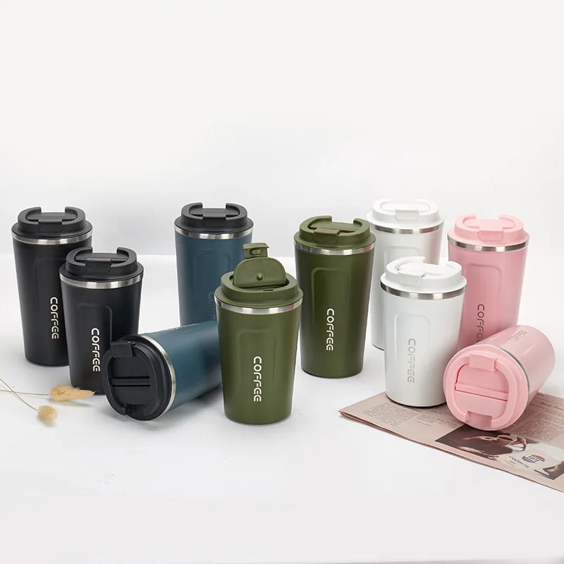 2023 تصميم جديد بالجملة السائبة الساخن الوردي 20 أوقية فريدة من نوعها الفولاذ المقاوم للصدأ جدار مزدوج فراغ القهوة بهلوان مع غطاء 8