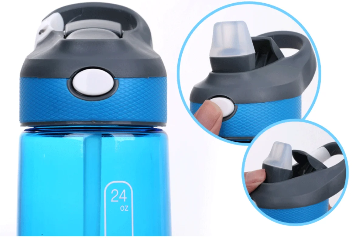 2023 مصنع فريد من نوعه بسعر تنافسي معزول بهلوان القهوة البلاستيكية تريتان مع القش والغطاء 14