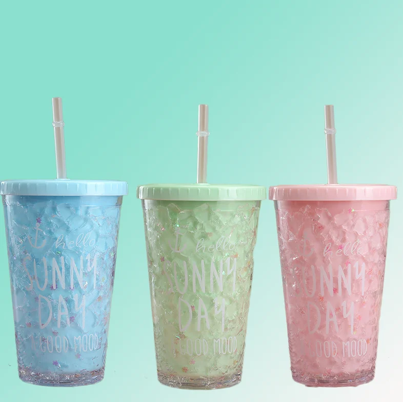 Kids Tumbler Double Wall Plastic 2023 New Design Fashion Wholesale Simply Modern Colorful 20 Oz White Box Mugs Ps Party With Lid 9