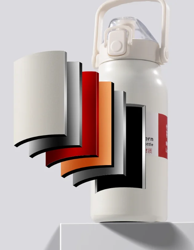 2023 تصميم جديد مزدوج الجدار مكنسة من الفولاذ المقاوم للصدأ ترمس معزول بهلوان مع سيبي وقش 11