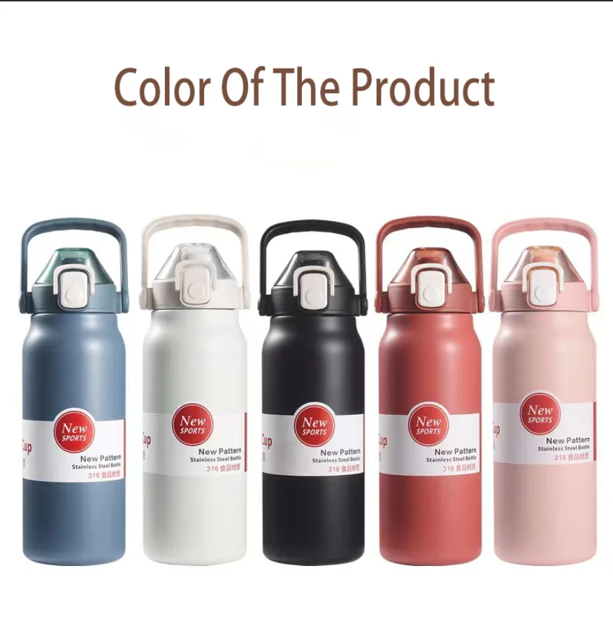 2023 تصميم جديد مزدوج الجدار مكنسة من الفولاذ المقاوم للصدأ ترمس معزول بهلوان مع سيبي وقش 8