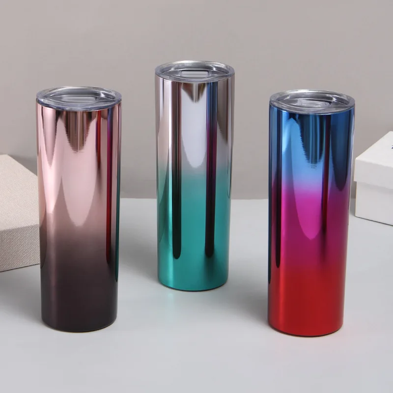 Insulated Sublimation Tumbler Blank Double Walled Stainless Steel Wholesale Bulk 20oz Skinny Straight For Kids 300 10