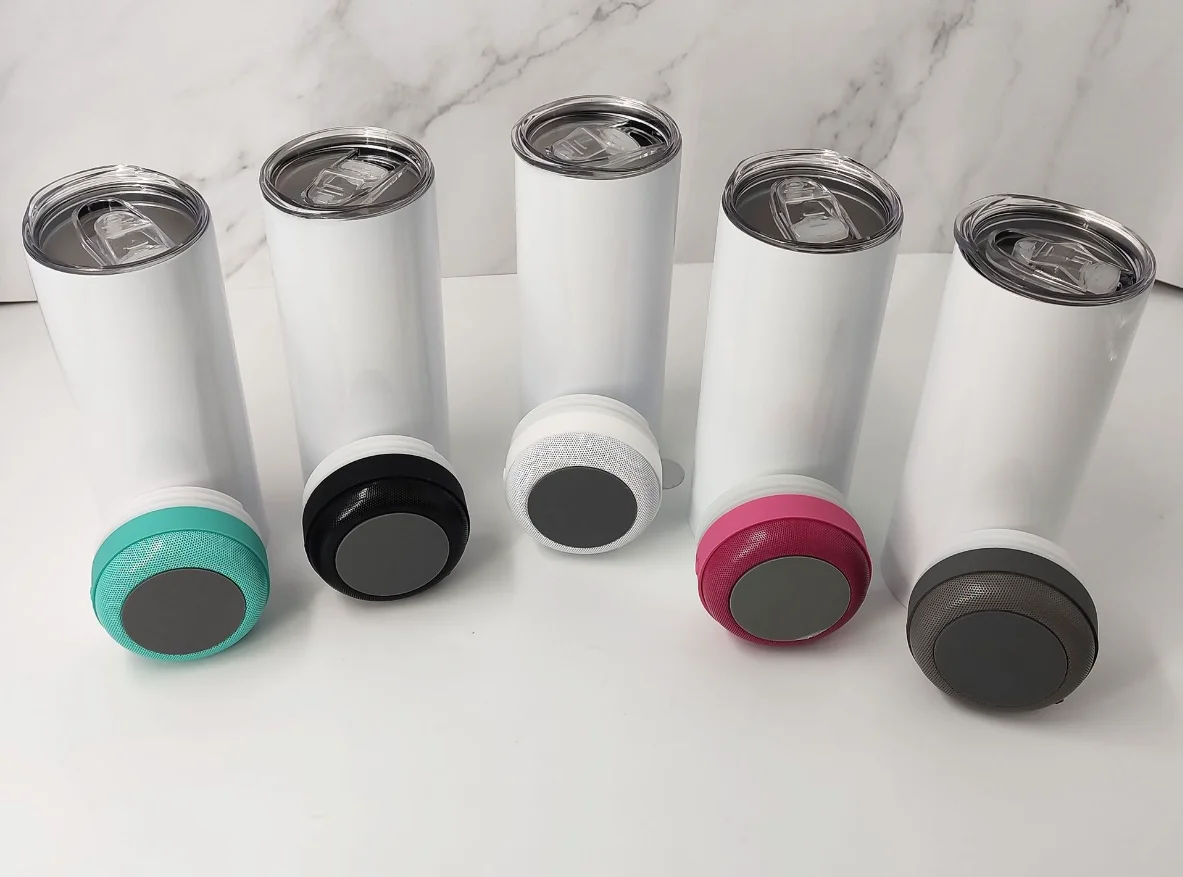 الجملة تقنية فارغة الصين الذكية 20 أوقية بيضاء نحيلة شخصية التسامي السفر بهلوان مع سمّاعات بلوتوث 9