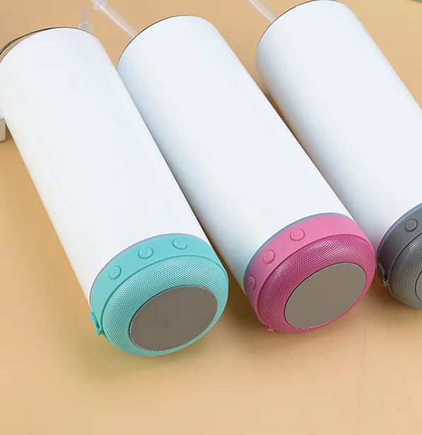 الجملة تقنية فارغة الصين الذكية 20 أوقية بيضاء نحيلة شخصية التسامي السفر بهلوان مع سمّاعات بلوتوث 13