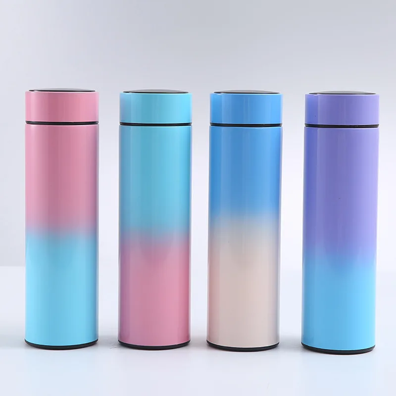 2023 New Design Double Wall Stainless Steel Vacuum Insulated Thermos Kids Tumbler With Led Temperature Display 8