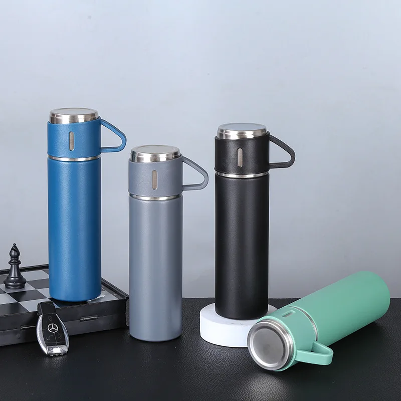 2023 New Design Double Wall Stainless Steel Vacuum Insulated Thermos Kids Tumbler With Matching Lids 9