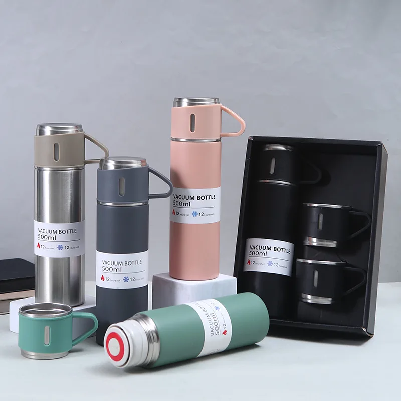 2023 New Design Double Wall Stainless Steel Vacuum Insulated Thermos Kids Tumbler With Matching Lids 10