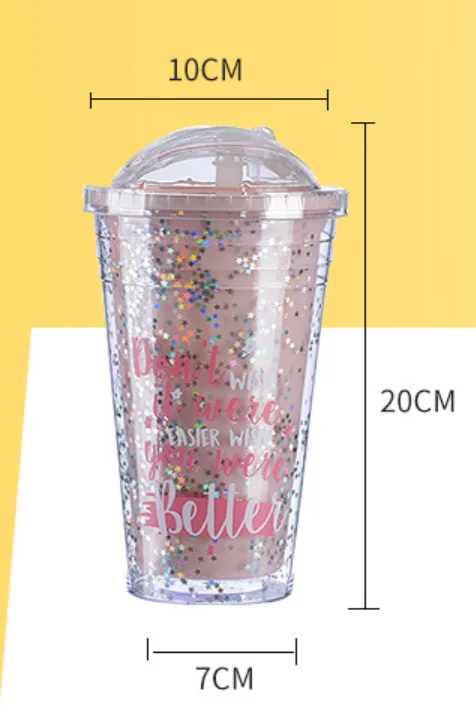 Kids Tumbler Double Wall Plastic 2023 New Design Cute Fashion Wholesale Colorful 20 Oz White Box Mugs Ps Party Contemporary 12