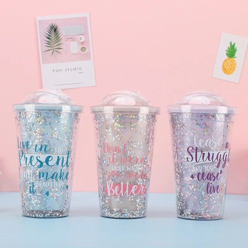 Kids Tumbler Double Wall Plastic 2023 New Design Cute Fashion Wholesale Colorful 20 Oz White Box Mugs Ps Party Contemporary 13
