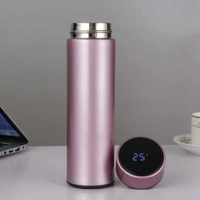 Selection Ineedu Smart Water Bottle China Stainless Steel Vacuum Flasks & Thermoses Display Temperature Smart Electronic Gift 15