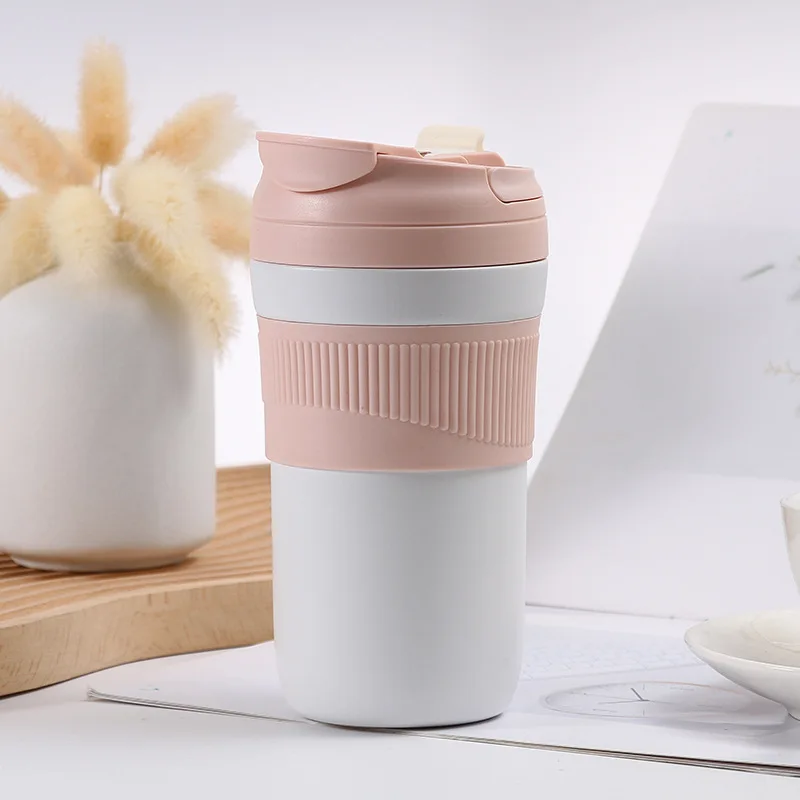 Double Wall Vacuum Coffee Tumbler With Lid Hot Pink 20 Oz Unique Stainless Steel 2023 New White Box Classic 300pcs 13