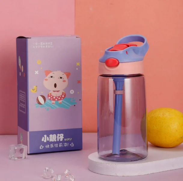 رياضة زجاجة ماء بلاستيكية الصين الساخن بالجملة شعار مخصص دراجة الأطفال للأطفال السفر في الهواء الطلق الحديثة Botella البلاستيك 14