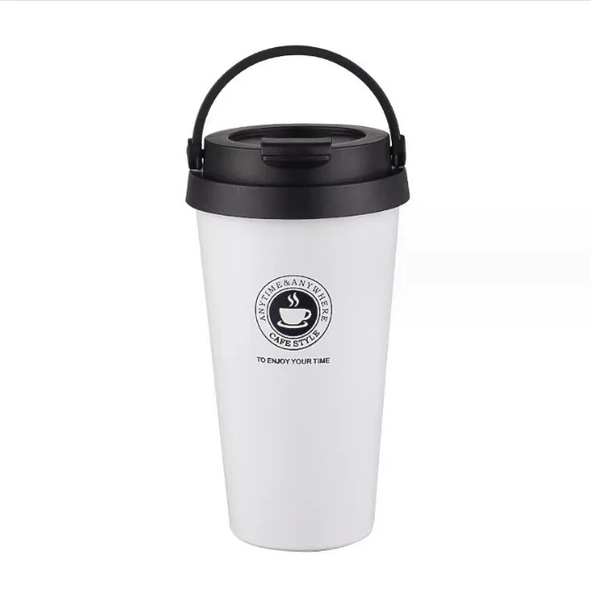 Китай оптовая продажа с двойными стенками из нержавеющей стали с вакуумной изоляцией портативный автомобильный термос с откидной кнопкой 7