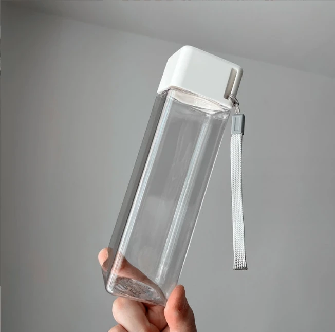 China Cheap Wholesale Custom Good Price Hot Selling Reasonable Portable Plastic Water Bottle With Cover And Strap 9