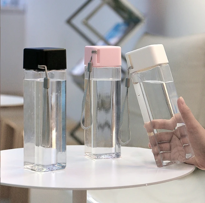 China Cheap Wholesale Custom Good Price Hot Selling Reasonable Portable Plastic Water Bottle With Cover And Strap 7