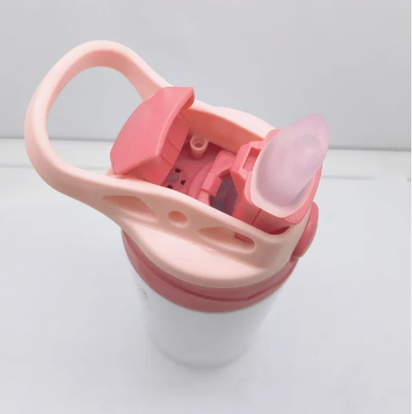 Garrafa de água de aço inoxidável isolada reutilizável, motivacional, personalizada, ecológica, com canudo, para escola infantil 11