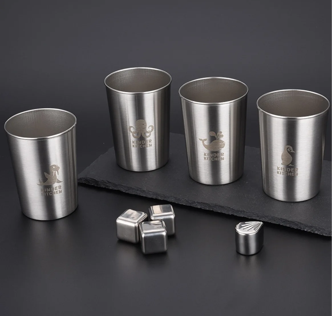 الصين اختيار أكواب التخييم Ineedu الفولاذ المقاوم للصدأ 8 سم بالجملة بكميات كبيرة Ineedu 11