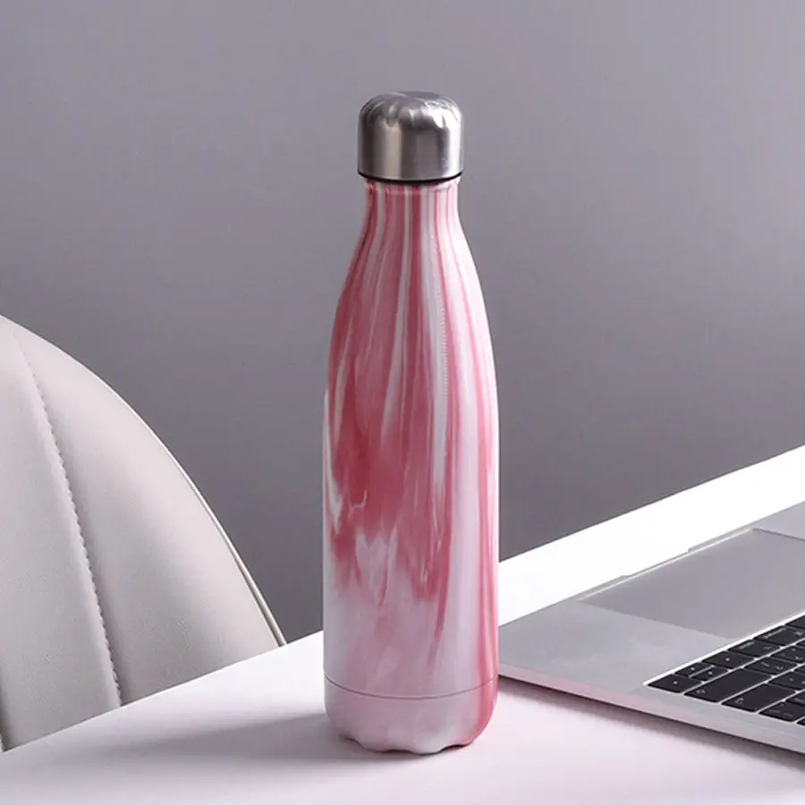 الصين اختيار Bpa الحرة مخصصة مزدوجة الجدار الكولا على شكل فراغ الشرب معزول الرياضة الفولاذ المقاوم للصدأ زجاجة ماء1 12