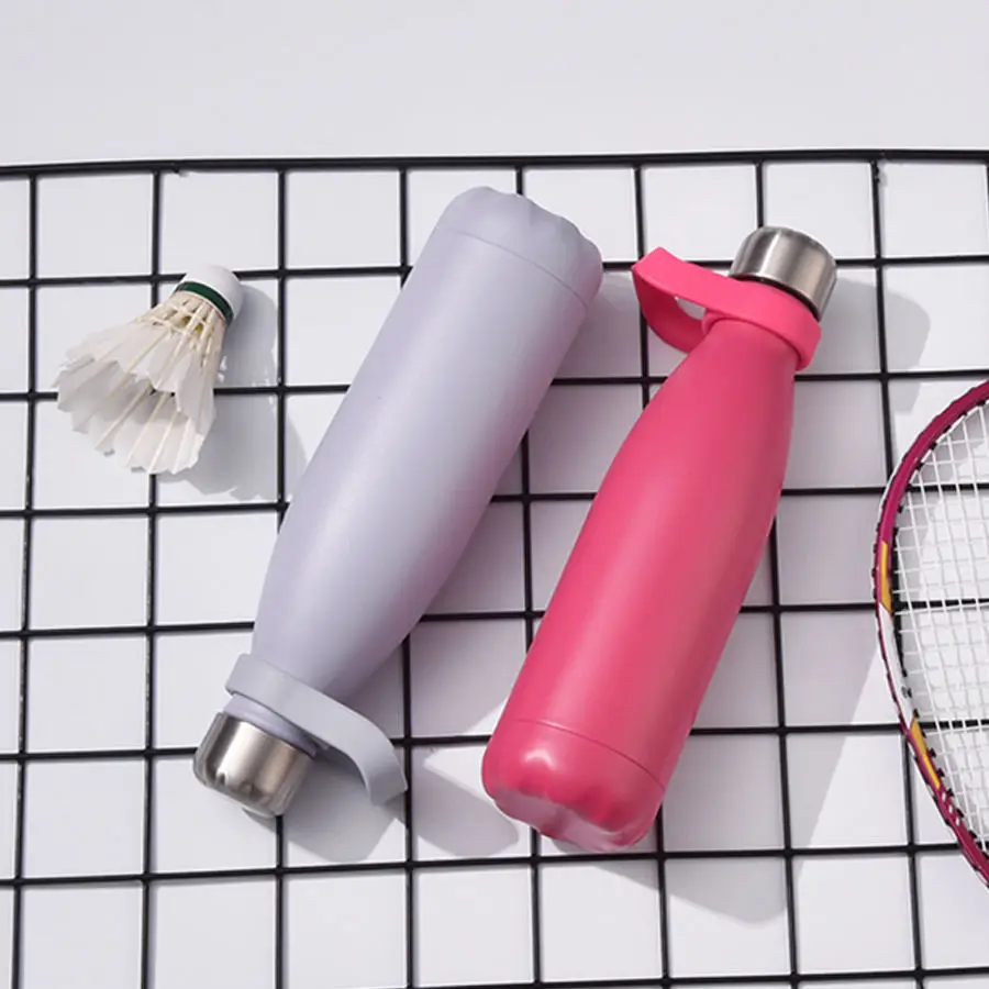 الصين Selectuin Items Waterbottles زجاجة ماء معدنية واسعة الفم معزولة بجدار مزدوج من الفولاذ المقاوم للصدأ زجاجة مياه رياضية 12